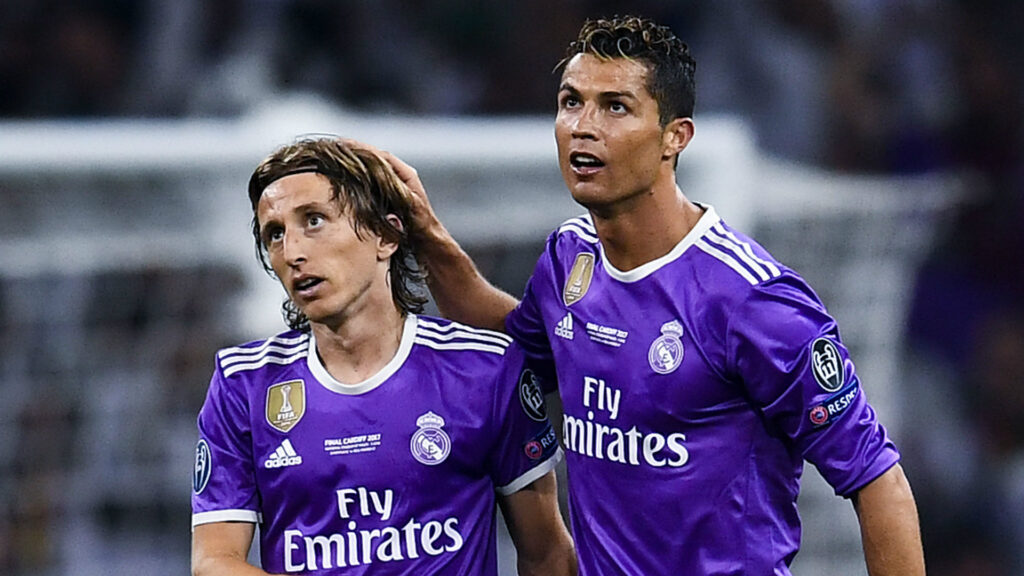 luka modric ronaldo's starting xi