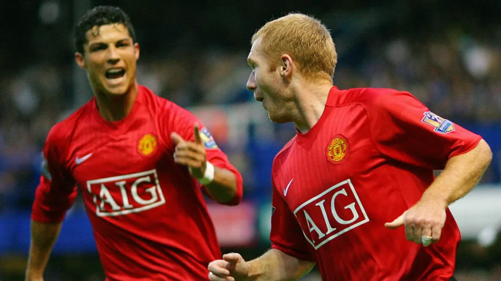 paul scholes ronaldo's starting xi