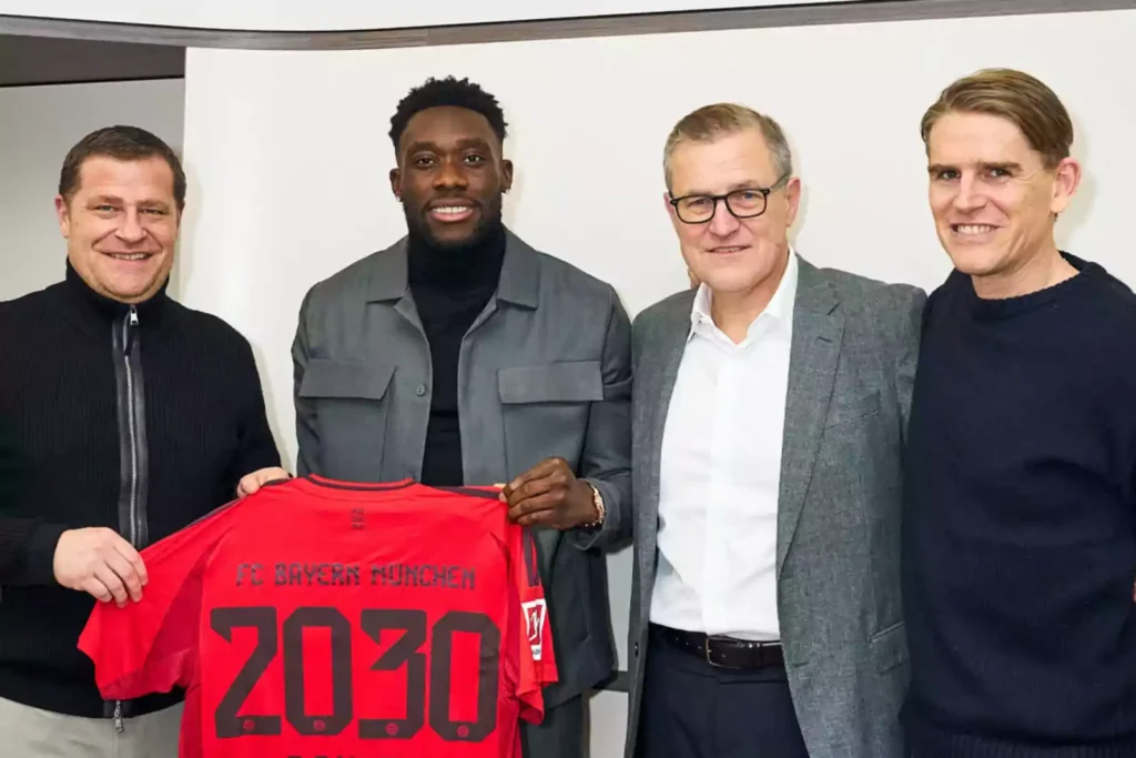 Alphonso Davies perpanjang kontrak dengan Bayern Munich_Bola Banter_