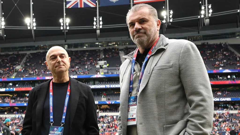 Daniel Levy & Ange Postecoglou-Bola Banter