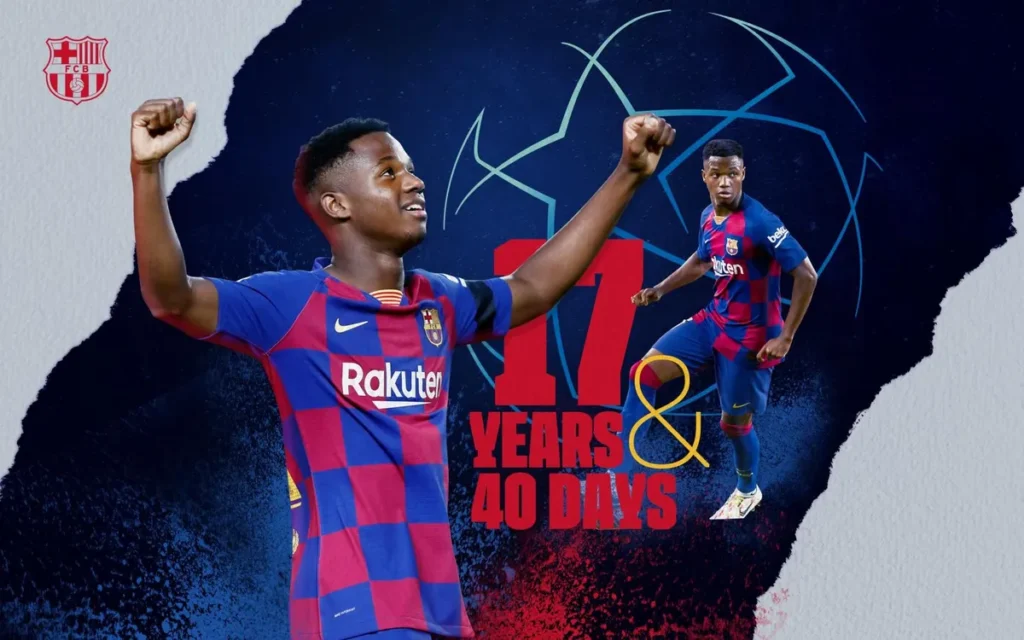 Ansu Fati pencetak gol termuda Barcelona di Liga Champions-Bola Banter