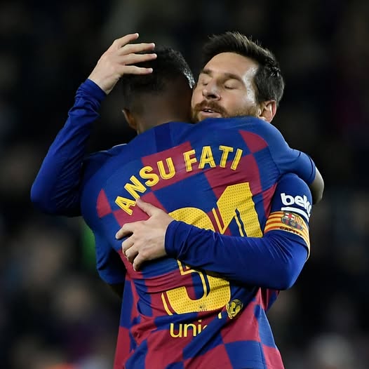 Ansu Fati & Lionel Messi-Bola Banter