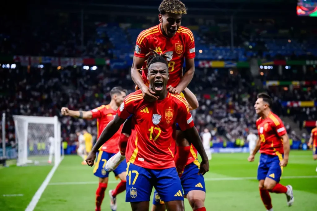 Nico Williams dan Lamine Yamal Timnas Spanyol-Bola Banter
