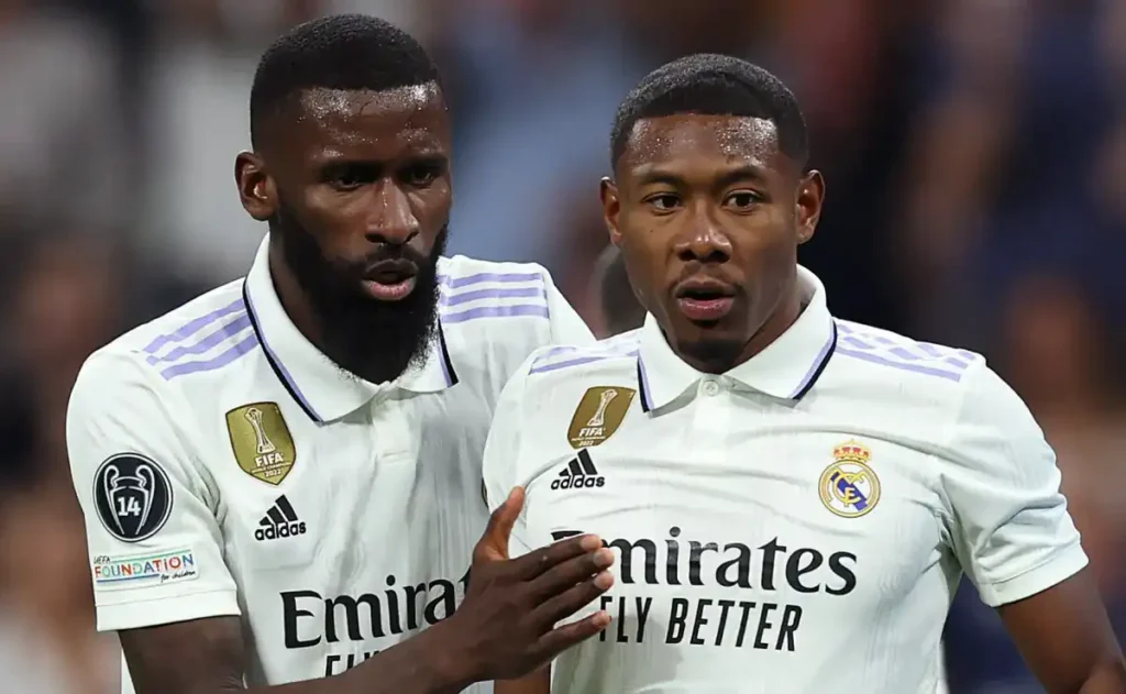 Antonio Rudiger & David Alaba-Bola Banter