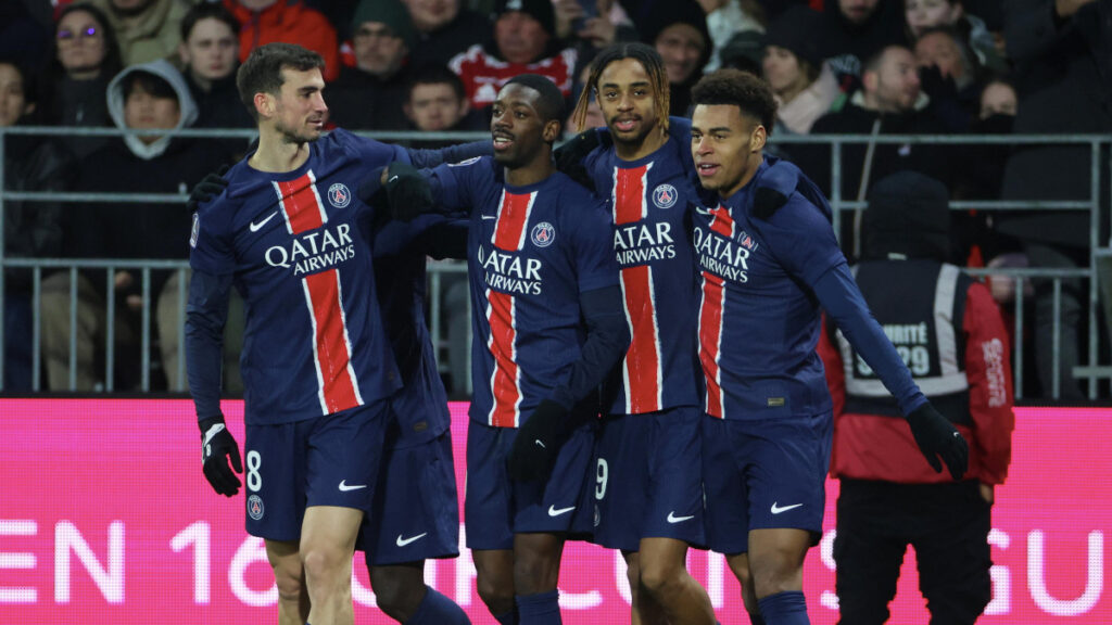 Ousman Dembele, Desire Doue, Nuno Mendes, Bradley Barcola-Bola Banter