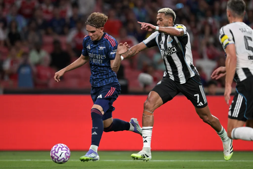 Max Dowman kontra Newcastle United laga pramusim Arsenal-Bola Banter