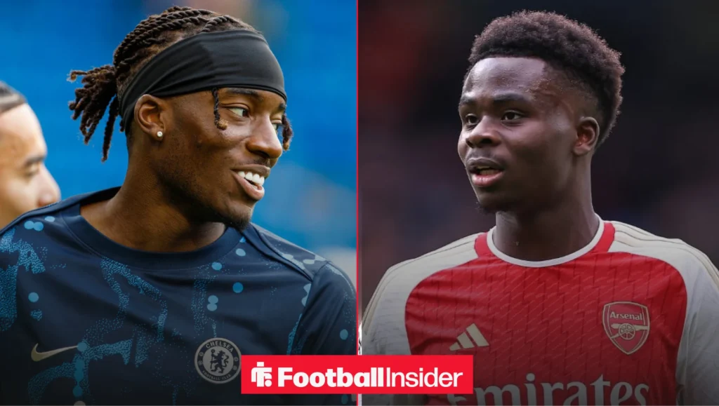 Noni Madueke & Bukayo Saka-Bola Banter
