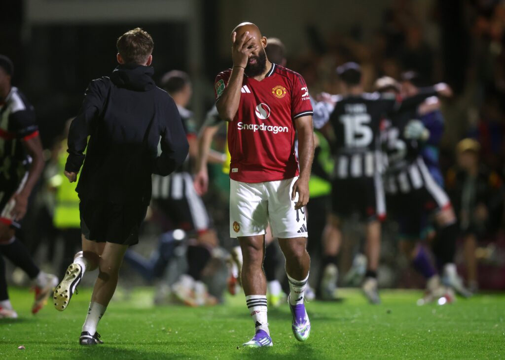 David Mbeumo gagal eksekusi penalti Manchester United vs Grimsby-Bola Banter