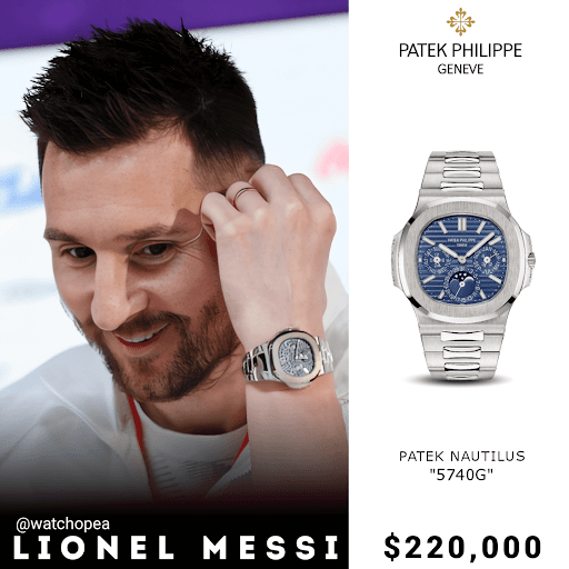 Koleksi Patek Nautilus Lionel Messi-Bola Banter