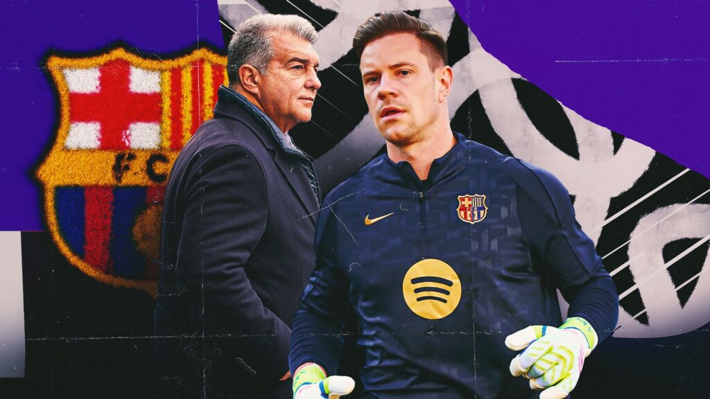 Joan Laporta & Marc Andre Ter Stegen-Bola Banter