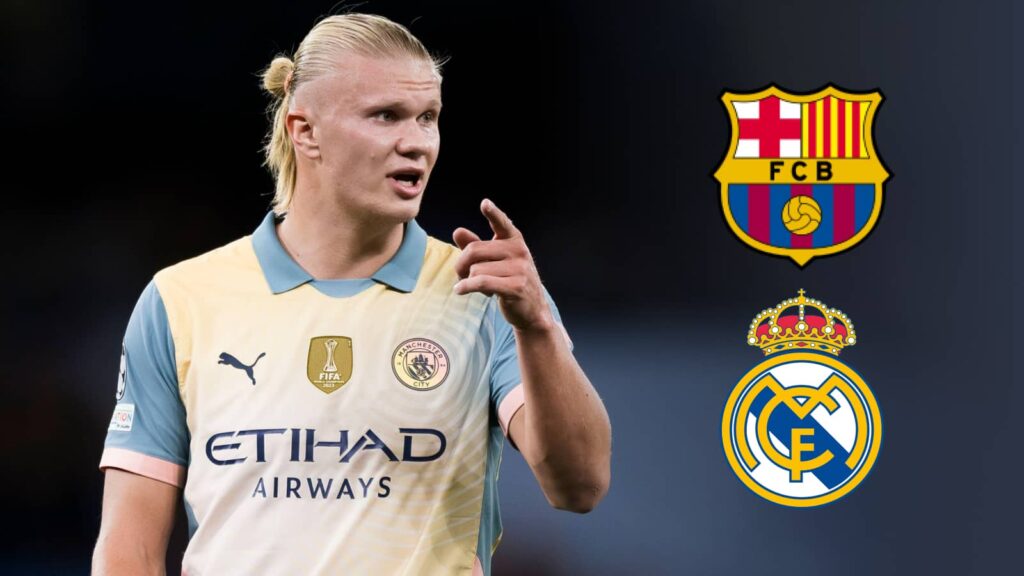 Barcelona vs Real Madrid mengincar Erling Haaland-Bola Banter