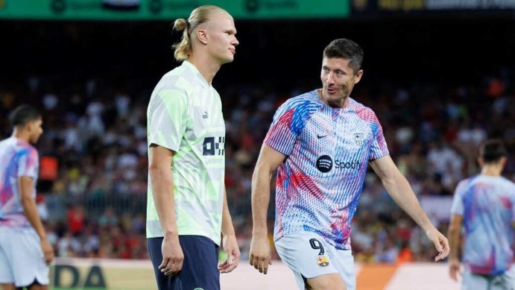 Erling Haaland & Lewandowski-Bola Banter