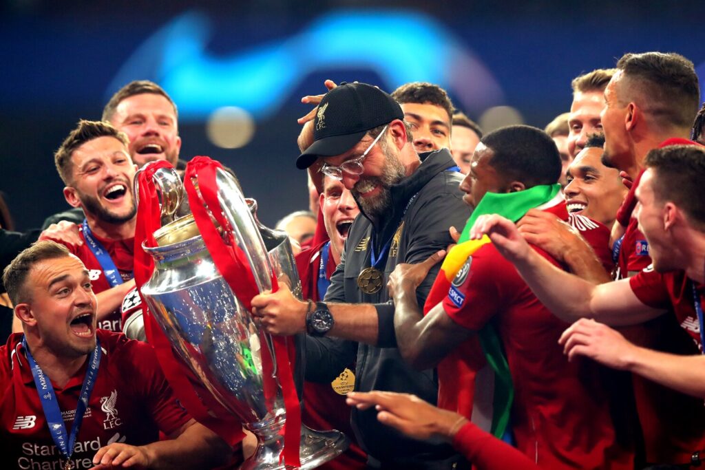 Jurgen Klopp meraih trofi Liga Champions bersama Liverpool di tahun 2019-Bola Banter