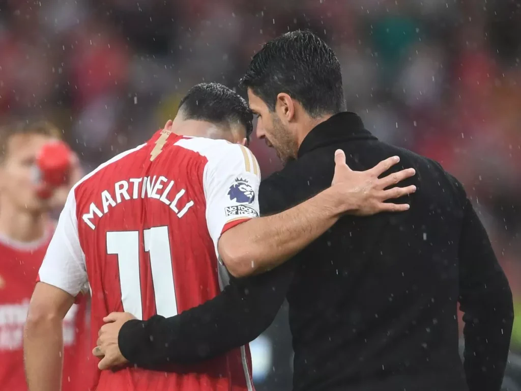 Gabriel Martinelli & Mikel Arteta-Bola Banter