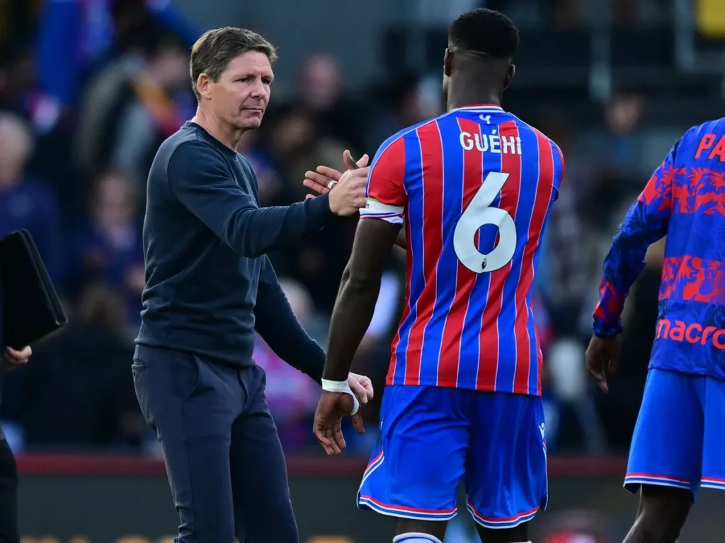 Oliver Glasner & Marc Guehi Crystal Palace vs Liverpool-Bola Banter