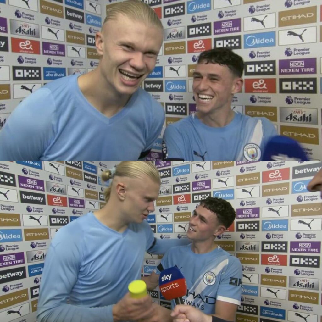 Erling Haaland & Phil Foden-Bola Banter