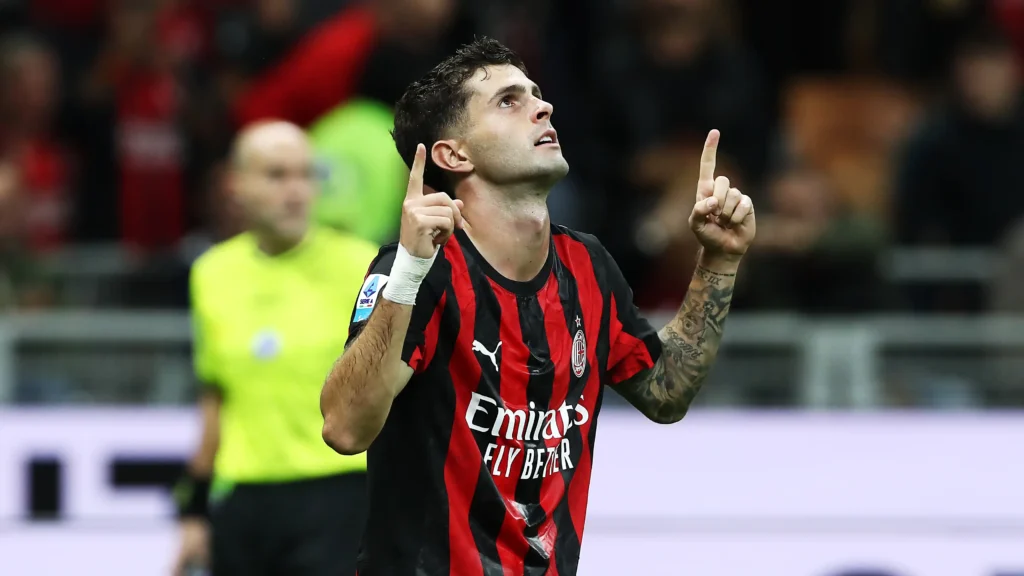 Christian Pulisic AC Milan vs Napoli-Bola Banter