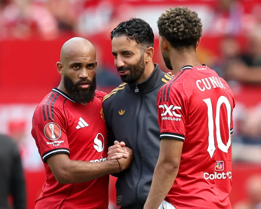 Bryan Mbeumo, Ruben Amorim, Matheus Cunha-Bola Banter