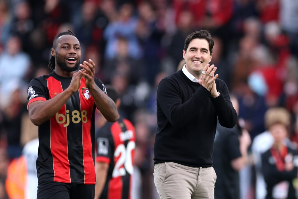 Andoni Iraola dan Antoine Semenyo_Bola Banter_