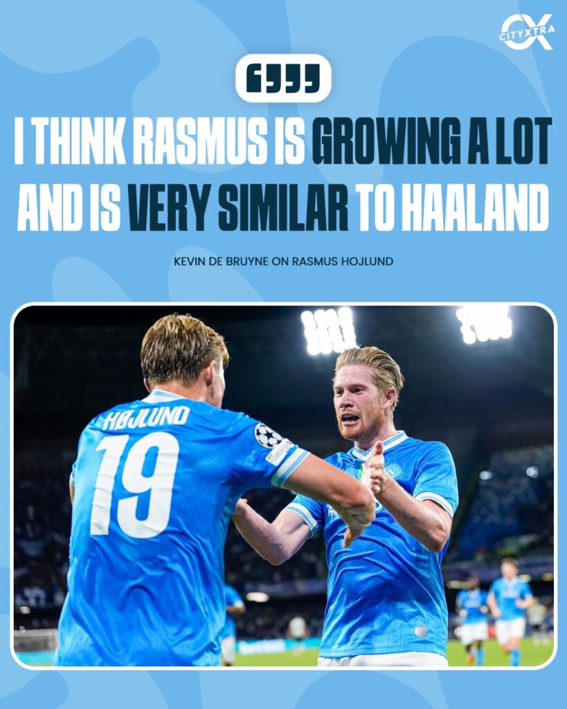 Rasmus Hojlund, Erling Haaland, Kevin de Bruyne-Bola Banter
