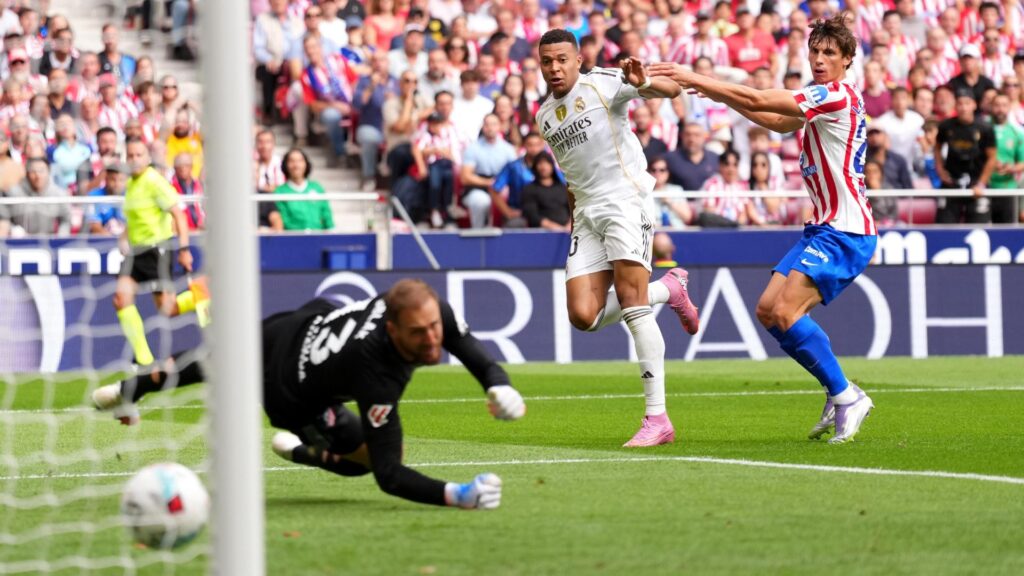 Kylian Mbappe gol derby Madrid-Bola Banter