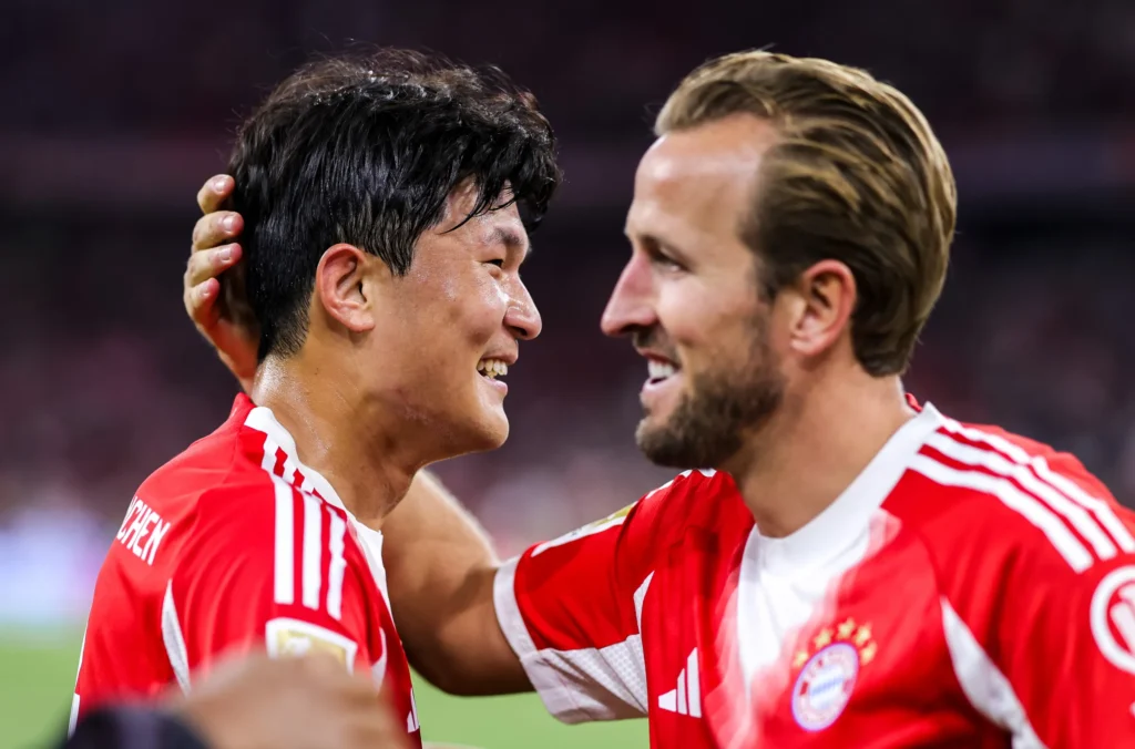 Kim Min Jae dan Harry Kane_Bola Banter_