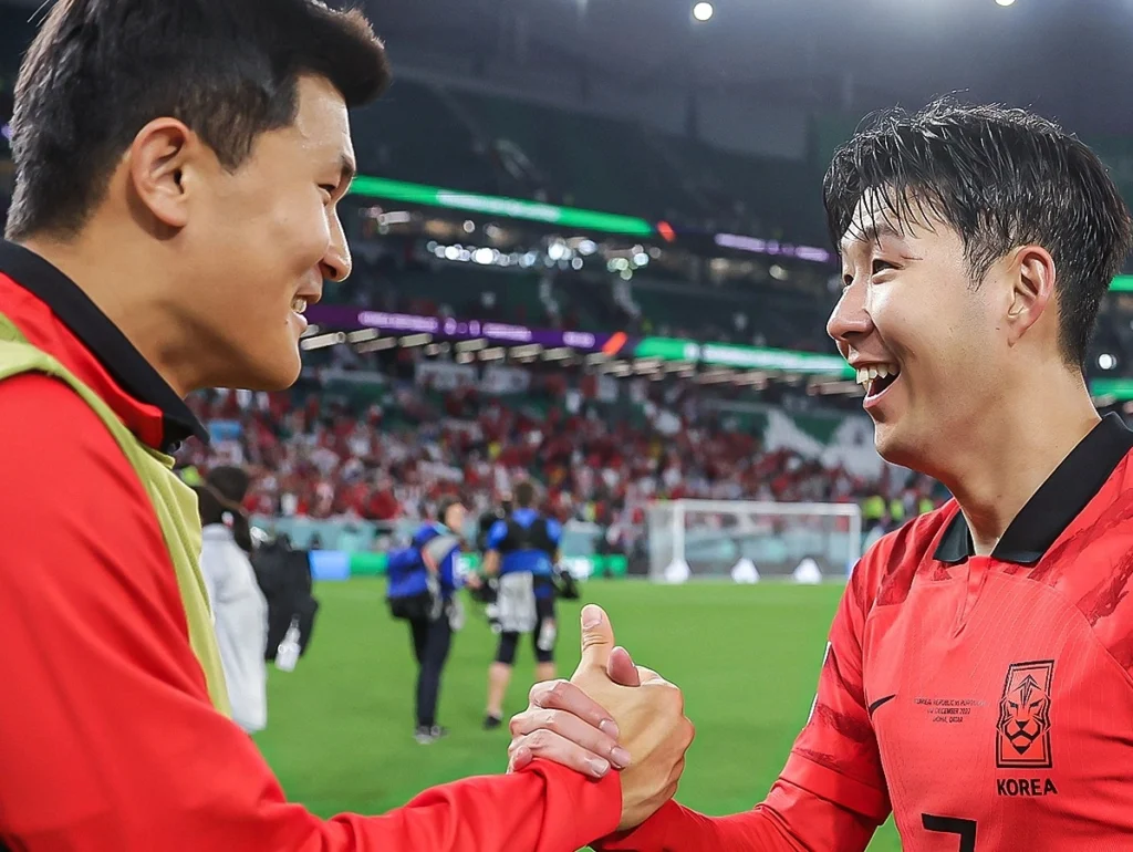 Kim Min Jae dan Son Heung Min_Bola Banter_