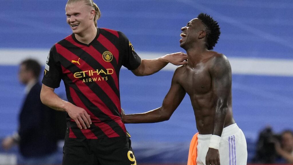 Haaland dan Vinicius Jr-Bola Banter