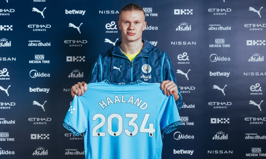 Kontrak Haaland di Manchester City hingga 2034-Bola Banter