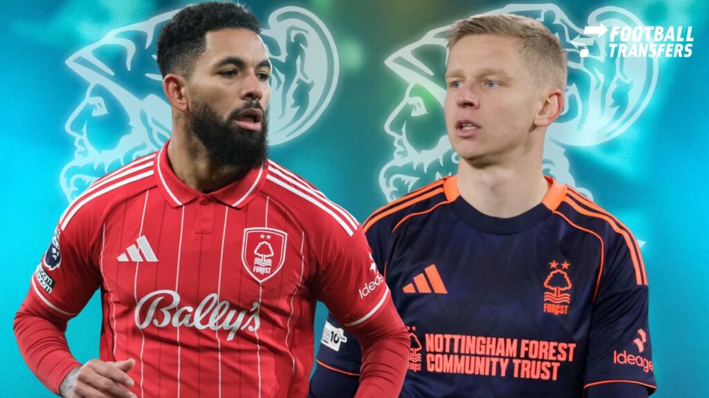 Nottingham Forest terancam degradasi_Bola Banter_Douglas Luiz dan Oleksandr Zinchenko